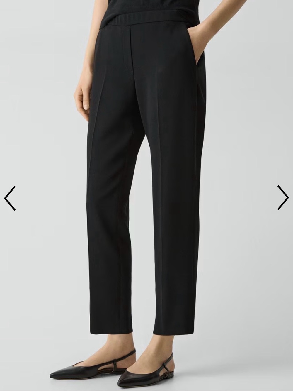 Theory TREECA PULL ON PANTS in Black